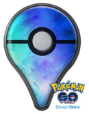 Teal 424 Absorbed Watercolor Texture Pokémon GO Plus Vinyl Protective Decal Skin Kit