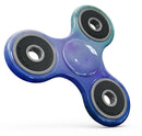 Teal 424 Absorbed Watercolor Texture Full-Body Fidget Spinner Skin-Kit