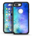 Teal 424 Absorbed Watercolor Texture - iPhone 7 Plus/8 Plus OtterBox Case & Skin Kits