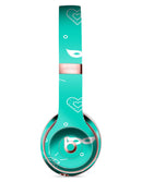 Teal Doodles with Lightning Full-Body Skin Kit for the Beats by Dre Solo 3 Wireless Headphones