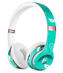 Teal Doodles with Lightning Full-Body Skin Kit for the Beats by Dre Solo 3 Wireless Headphones