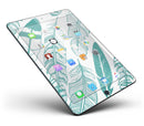 Teal Feather Pattern - iPad Pro 97 - View 4.jpg