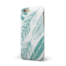 Teal_Feather_Pattern_-_iPhone_6s_-_Gold_-_Clear_Rubber_-_Hybrid_Case_-_Shopify_-_V1.jpg?