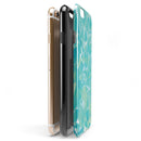 Teal Geometric V13 iPhone 6/6s or 6/6s Plus 2-Piece Hybrid INK-Fuzed Case