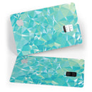 Teal Geometric V13 - Premium Protective Decal Skin-Kit for the Apple Credit Card