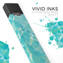 Teal Geometric V13 - Premium Decal Protective Skin-Wrap Sticker compatible with the Juul Labs vaping device