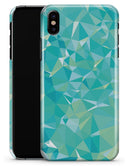 Teal Geometric V13 - iPhone X Clipit Case