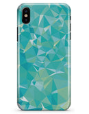Teal Geometric V13 - iPhone X Clipit Case