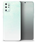 Teal Grunge Fade to White - Premium Vinyl Skin Decal for Samsung Galaxy S25 Ultra, S24, S23, S22 & All Galaxy S Models