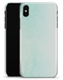 Teal Grunge Fade to White  - iPhone X Clipit Case