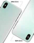 Teal Grunge Fade to White  - iPhone X Clipit Case