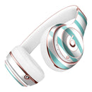 Teal Horizonal Stripes Full-Body Skin Kit for the Beats by Dre Solo 3 Wireless Headphones