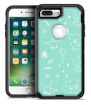 Teal Joker Mint Pattern - iPhone 7 Plus/8 Plus OtterBox Case & Skin Kits