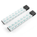 Teal Micro Anchors - Premium Decal Protective Skin-Wrap Sticker compatible with the Juul Labs vaping device