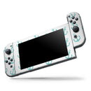 Teal Micro Anchors // Skin Decal Wrap Kit for Nintendo Switch Console & Dock, Joy-Cons, Pro Controller, Lite, 3DS XL, 2DS XL, DSi, or Wii - Vinyl Skin Wrap for Nintendo Switch 2, OLED, Lite, Pro Controller, Wii & Classic Handhelds