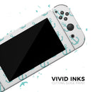 Teal Micro Anchors // Skin Decal Wrap Kit for Nintendo Switch Console & Dock, Joy-Cons, Pro Controller, Lite, 3DS XL, 2DS XL, DSi, or Wii - Vinyl Skin Wrap for Nintendo Switch 2, OLED, Lite, Pro Controller, Wii & Classic Handhelds