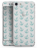 Teal Micro Anchors - Skin-kit for the iPhone 8 or 8 Plus