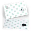 Teal Micro Ship Wheels - Premium Protective Decal Skin-Kit for the Apple Credit Card