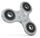 Teal Micro Ship Wheels Full-Body Fidget Spinner Skin-Kit