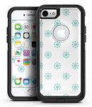 Teal Micro Ship Wheels - iPhone 7 or 7 Plus Commuter Case Skin Kit
