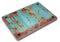 Teal Painted Rustic Metal - MacBook Air Skin Kit