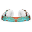 Teal Painted Rustic Metal Full-Body Skin Kit for the Beats by Dre Solo 3 Wireless Headphones