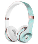 Teal Slate Marble Surface V23 Full-Body Skin Kit for the Beats by Dre Solo 3 Wireless Headphones