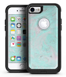 Teal Slate Marble Surface V23 - iPhone 7 or 8 OtterBox Case & Skin Kits