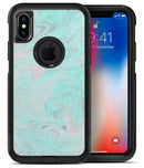 Teal Slate Marble Surface V23 - iPhone X OtterBox Case & Skin Kits