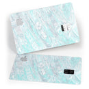 Teal Slate Marble Surface V39 - Premium Protective Decal Skin-Kit for the Apple Credit Card