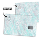 Teal Slate Marble Surface V39 - Premium Protective Decal Skin-Kit for the Apple Credit Card