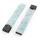Teal Slate Marble Surface V39 - Premium Decal Protective Skin-Wrap Sticker compatible with the Juul Labs vaping device