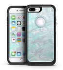 Teal Slate Marble Surface V39 - iPhone 7 or 7 Plus Commuter Case Skin Kit