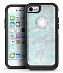 Teal Slate Marble Surface V39 - iPhone 7 or 7 Plus Commuter Case Skin Kit