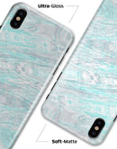 Teal Slate Marble Surface V39 - iPhone X Clipit Case