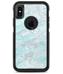 Teal Slate Marble Surface V39 - iPhone X OtterBox Case & Skin Kits