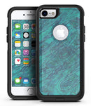 Teal Slate Marble Surface V48 - iPhone 7 or 7 Plus Commuter Case Skin Kit