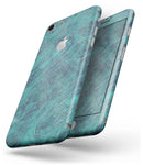 Teal Slate Marble Surface V48 - Skin-kit for the iPhone 8 or 8 Plus