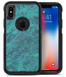 Teal Slate Marble Surface V48 - iPhone X OtterBox Case & Skin Kits
