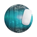 Teal Twilight Zone with Strikes of Lightening// WaterProof Rubber Foam Backed Anti-Slip Mouse Pad for Home Work Office or Gaming Computer Desk