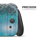Teal Twilight Zone with Strikes of Lightening // Skin Decal Wrap Kit for Nintendo Switch Console & Dock, Joy-Cons, Pro Controller, Lite, 3DS XL, 2DS XL, DSi, or Wii - Vinyl Skin Wrap for Nintendo Switch 2, OLED, Lite, Pro Controller & Wii