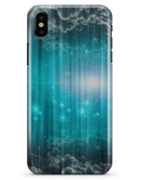 Teal Twilight Zone with Strikes of Lightening - iPhone X Clipit Case