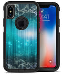 Teal Twilight Zone with Strikes of Lightening - iPhone X OtterBox Case & Skin Kits