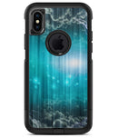 Teal Twilight Zone with Strikes of Lightening - iPhone X OtterBox Case & Skin Kits