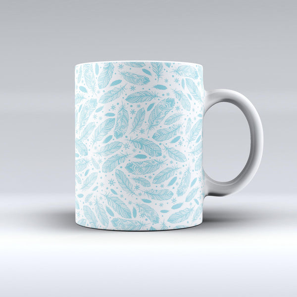 The-Teal-Zendoodle-Feathers-ink-fuzed-Ceramic-Coffee-Mug