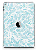 Teal Zendoodle Feathers - iPad Pro 97 - View 3.jpg