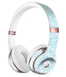 Teal Zendoodle Feathers Full-Body Skin Kit for the Beats by Dre Solo 3 Wireless Headphones