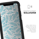 Teal Zendoodle Feathers - Skin Kit for the iPhone OtterBox Cases