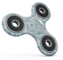 Teal Zendoodle Feathers Full-Body Fidget Spinner Skin-Kit