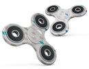 Teal and Aqua Descending Droplets Full-Body Fidget Spinner Skin-Kit